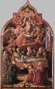 Fra Filippo Lippi Funeral of St Jerome USA oil painting artist